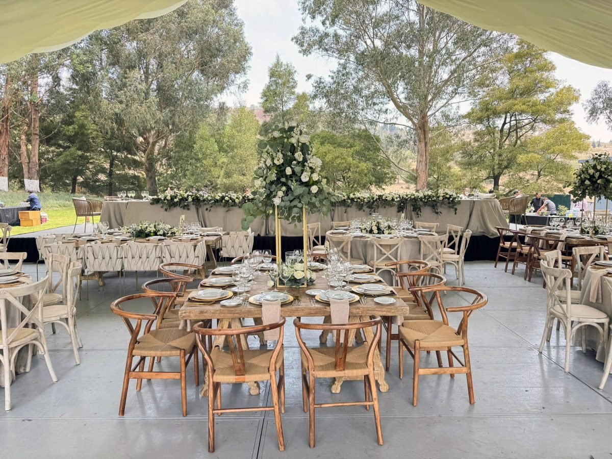 Jardines de La Purísima preparados para un evento